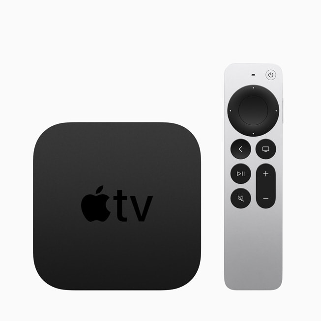 Apple TV 4K와 Siri Remote.