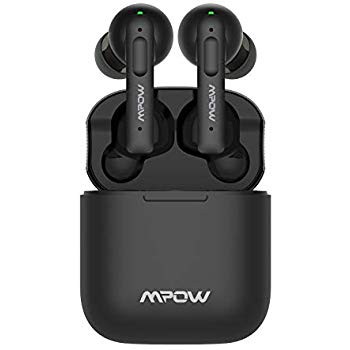 Mpow True Wireleess 이어폰 ANC, 무선 이어폰 터치 컨트롤 Bluetooth 5.0, 액티브 소음 제거 기능이 내장 된 이어폰, 방수 IPX6, 충전 케이스가있는 재생 시간 27 시간, 빠른 충전 타입 -C