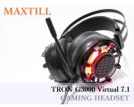 편안함과 화려함을 갖춘, MAXTILL TRON G3000 Virtual 7.1 게이밍 헤드셋 리뷰
